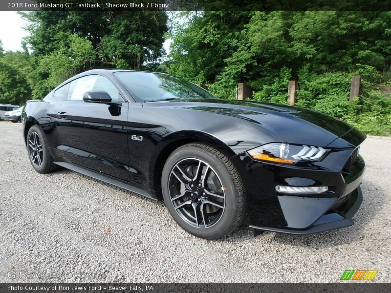 Shadow Black / Ebony 2018 Ford Mustang GT Fastback