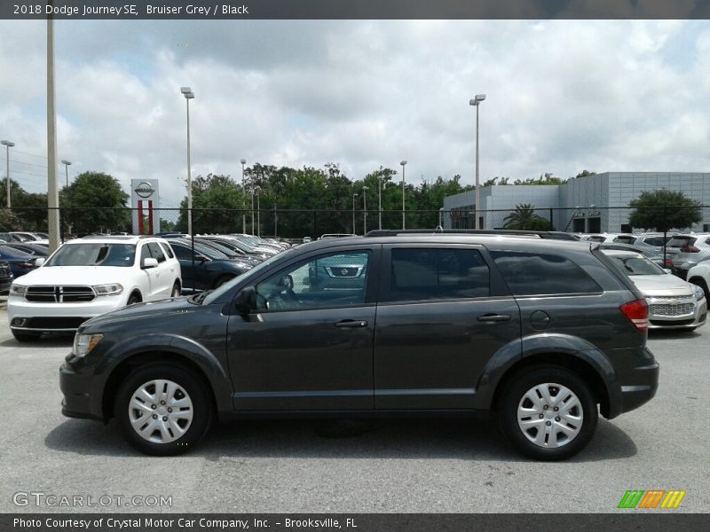 Bruiser Grey / Black 2018 Dodge Journey SE