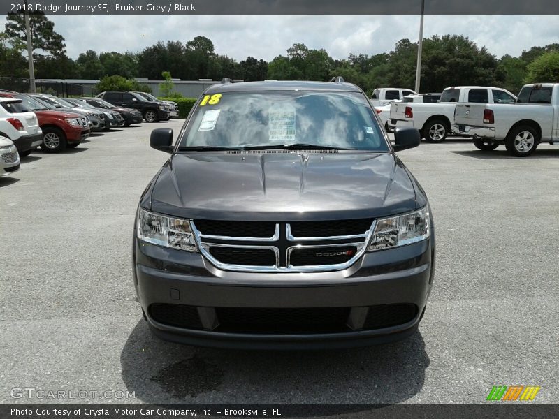 Bruiser Grey / Black 2018 Dodge Journey SE