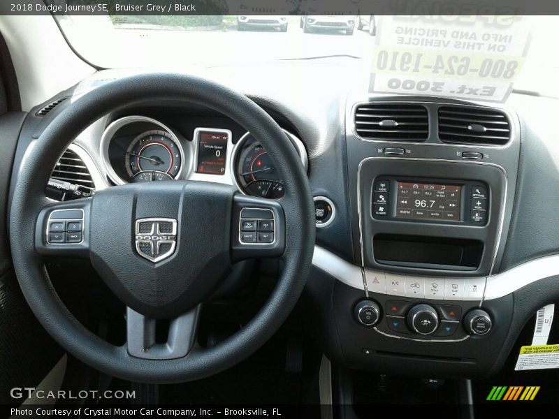Bruiser Grey / Black 2018 Dodge Journey SE