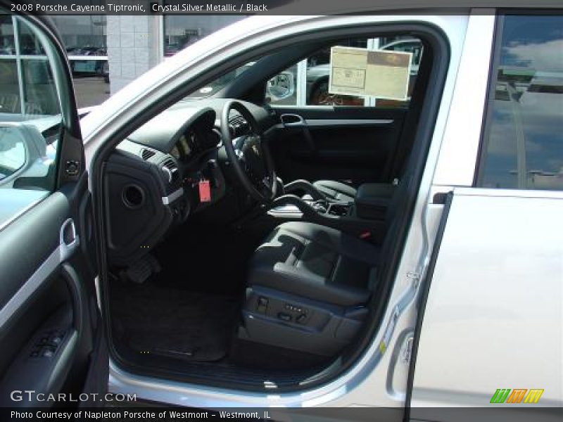 Crystal Silver Metallic / Black 2008 Porsche Cayenne Tiptronic