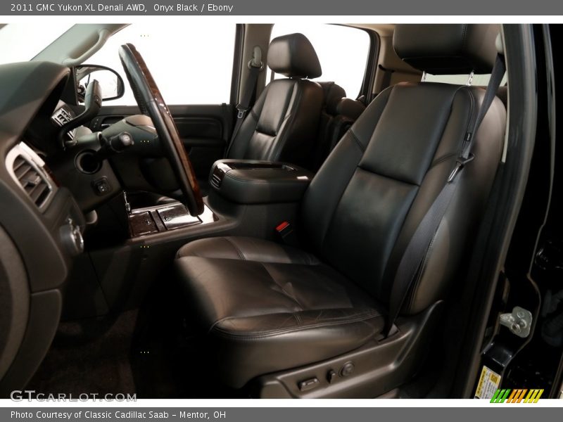 Onyx Black / Ebony 2011 GMC Yukon XL Denali AWD
