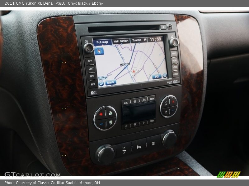 Onyx Black / Ebony 2011 GMC Yukon XL Denali AWD