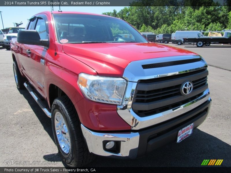Radiant Red / Graphite 2014 Toyota Tundra SR5 Double Cab