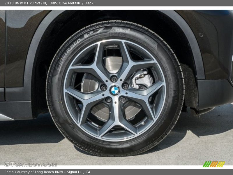 Dark Olive Metallic / Black 2018 BMW X1 xDrive28i