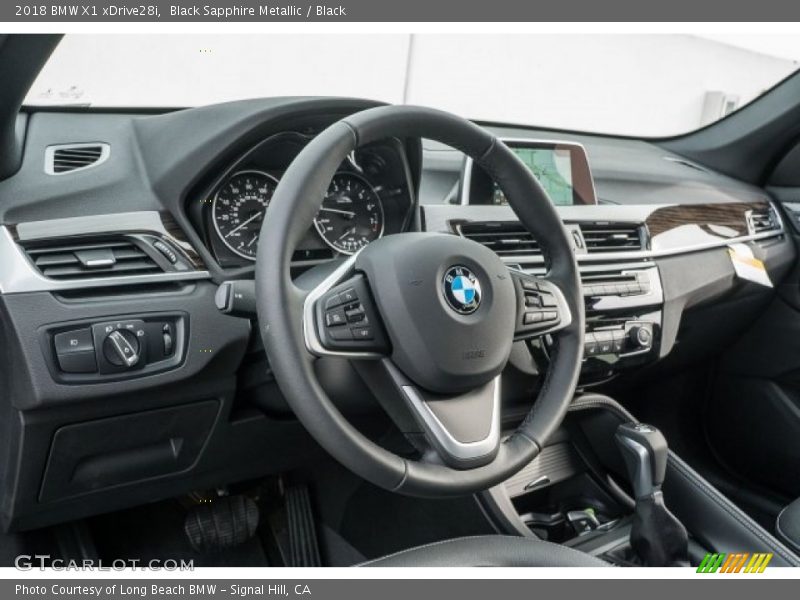 Black Sapphire Metallic / Black 2018 BMW X1 xDrive28i