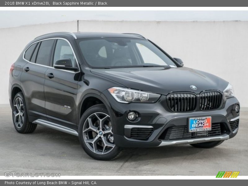 Black Sapphire Metallic / Black 2018 BMW X1 xDrive28i