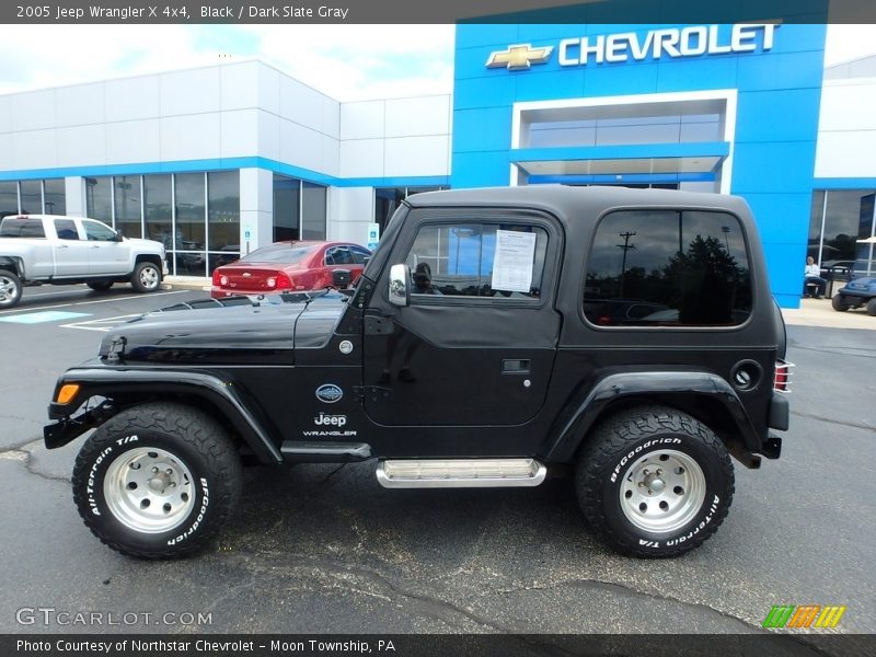 Black / Dark Slate Gray 2005 Jeep Wrangler X 4x4