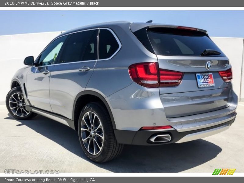 Space Gray Metallic / Black 2018 BMW X5 sDrive35i