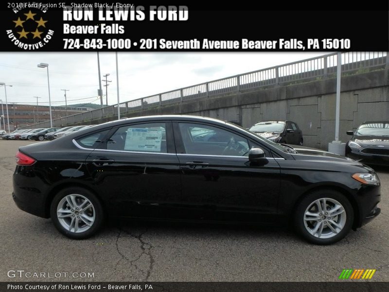 Shadow Black / Ebony 2018 Ford Fusion SE
