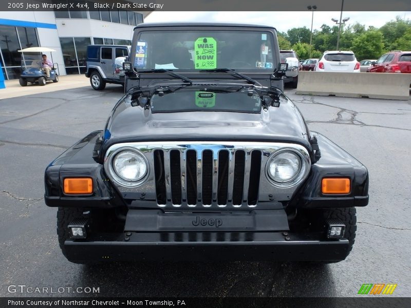 Black / Dark Slate Gray 2005 Jeep Wrangler X 4x4