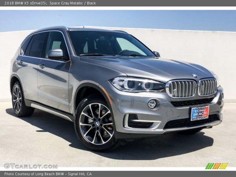 Space Gray Metallic / Black 2018 BMW X5 sDrive35i