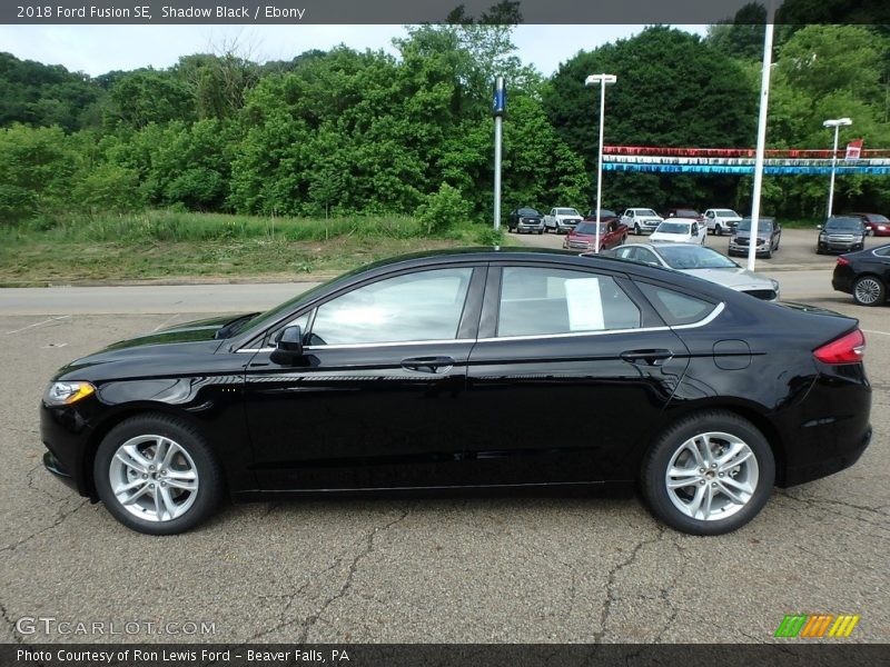 Shadow Black / Ebony 2018 Ford Fusion SE