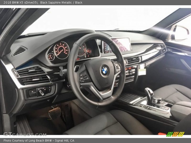 Black Sapphire Metallic / Black 2018 BMW X5 sDrive35i