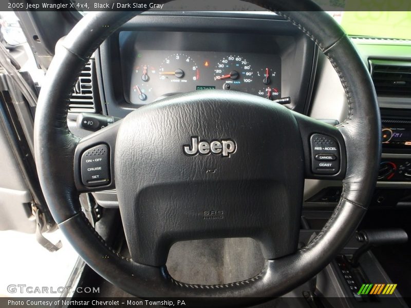 Black / Dark Slate Gray 2005 Jeep Wrangler X 4x4