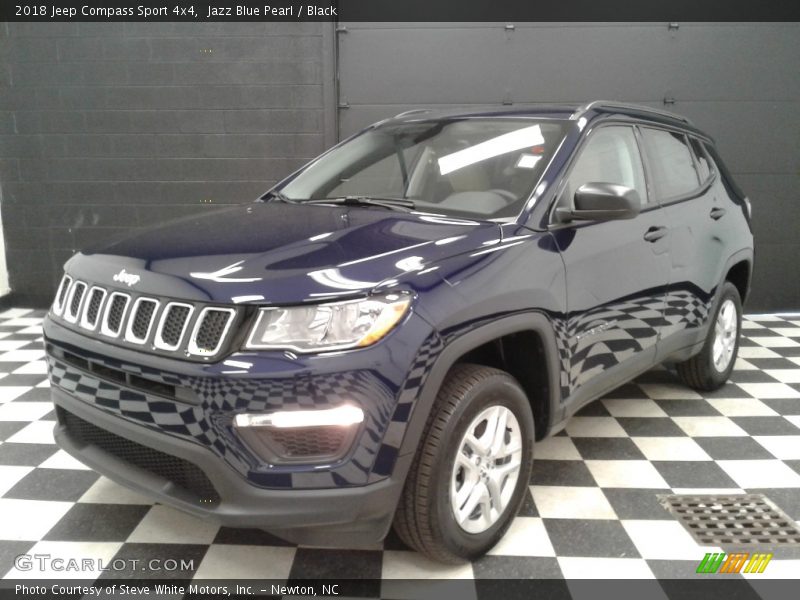 Jazz Blue Pearl / Black 2018 Jeep Compass Sport 4x4