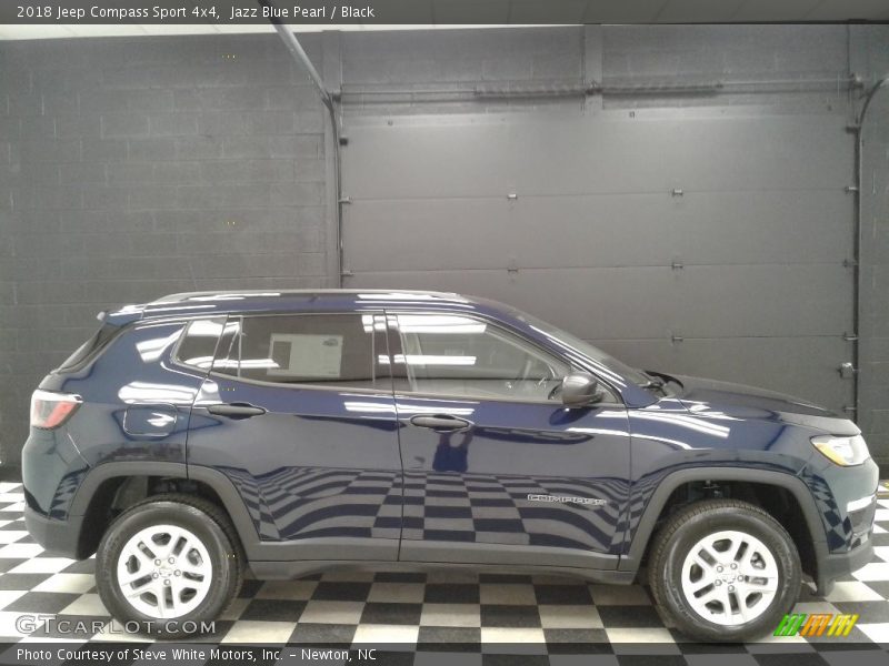 Jazz Blue Pearl / Black 2018 Jeep Compass Sport 4x4