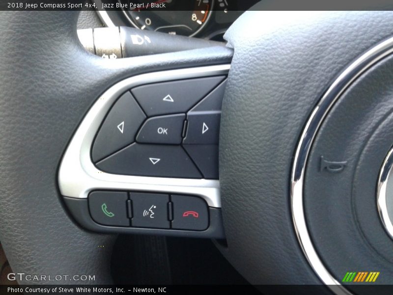 Jazz Blue Pearl / Black 2018 Jeep Compass Sport 4x4