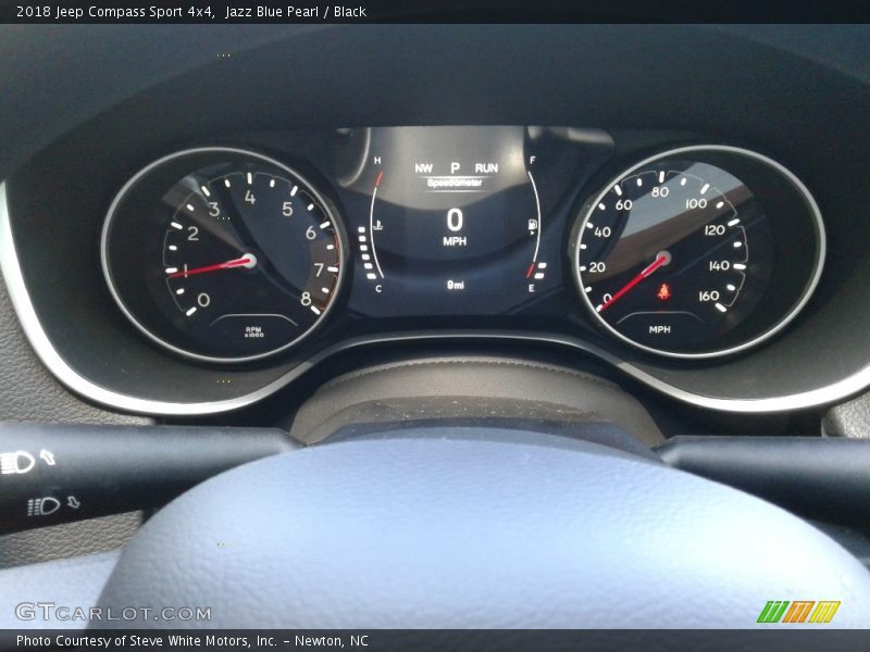 Jazz Blue Pearl / Black 2018 Jeep Compass Sport 4x4
