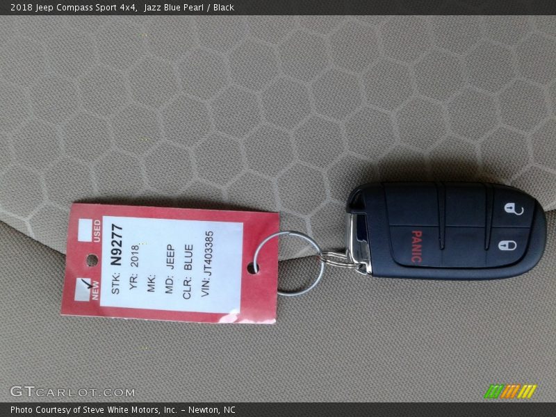 Jazz Blue Pearl / Black 2018 Jeep Compass Sport 4x4