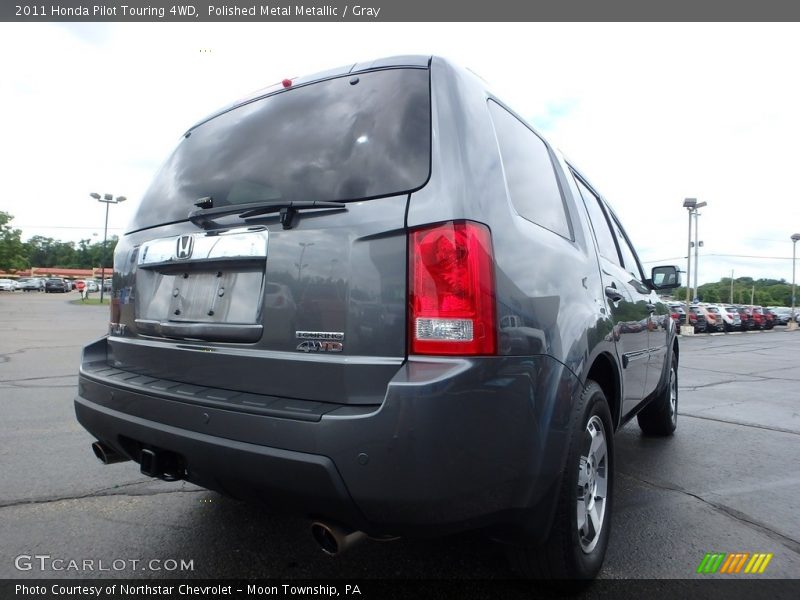 Polished Metal Metallic / Gray 2011 Honda Pilot Touring 4WD