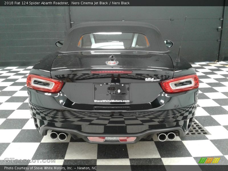 Nero Cinema Jet Black / Nero Black 2018 Fiat 124 Spider Abarth Roadster