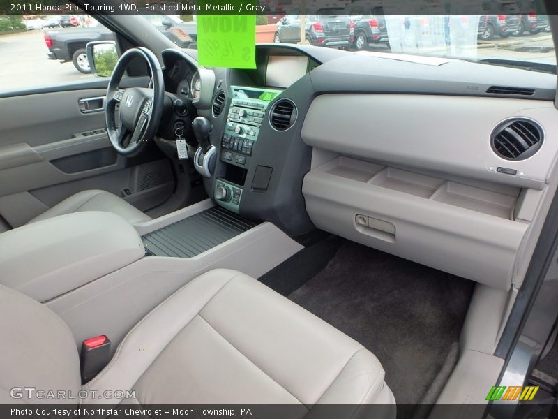 Polished Metal Metallic / Gray 2011 Honda Pilot Touring 4WD