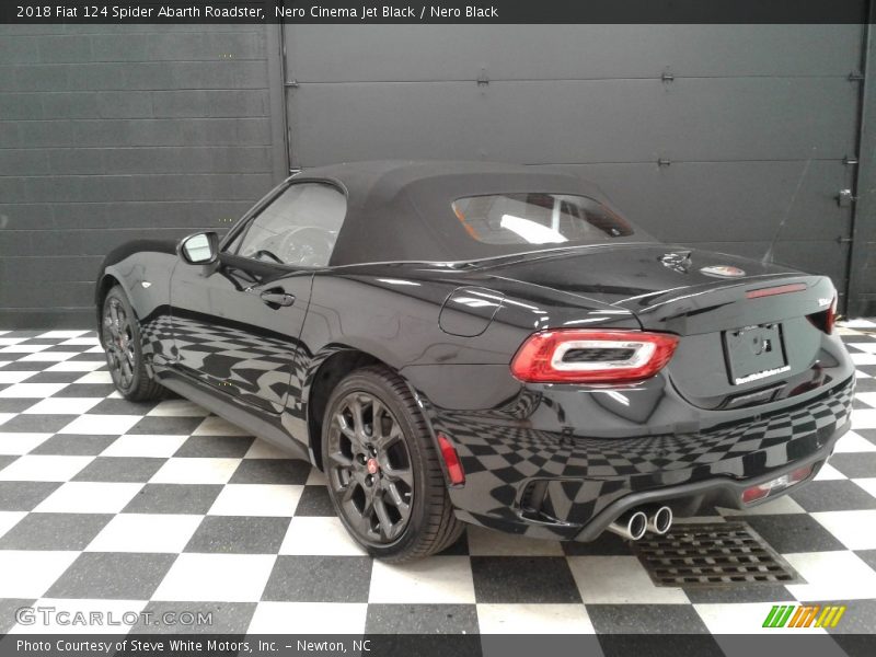 Nero Cinema Jet Black / Nero Black 2018 Fiat 124 Spider Abarth Roadster