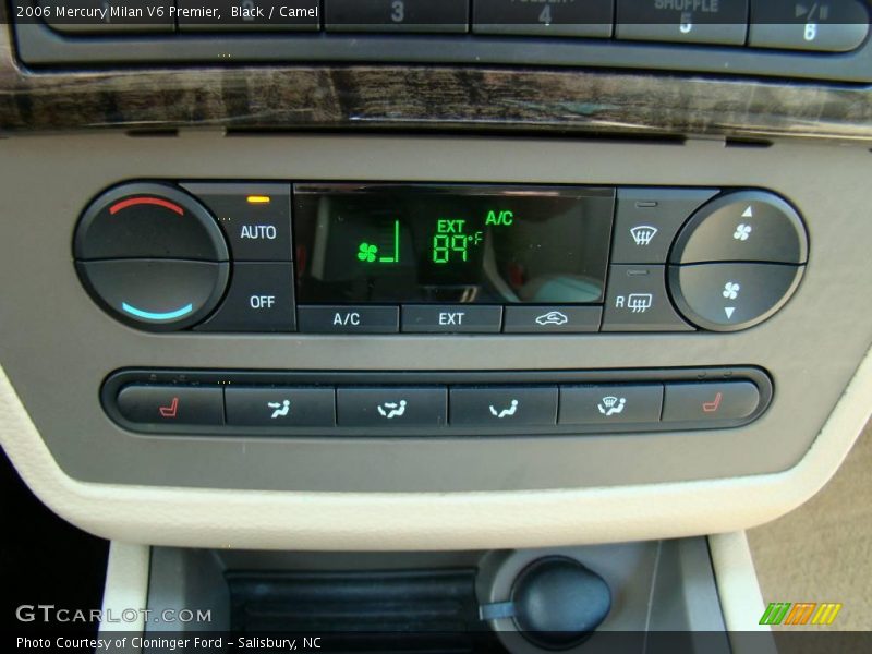 Black / Camel 2006 Mercury Milan V6 Premier