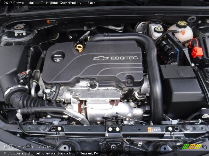 Nightfall Gray Metallic / Jet Black 2017 Chevrolet Malibu LT