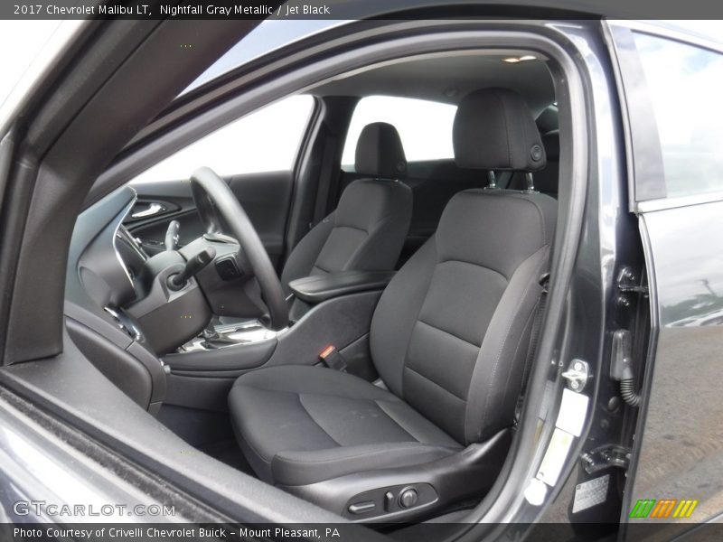 Nightfall Gray Metallic / Jet Black 2017 Chevrolet Malibu LT
