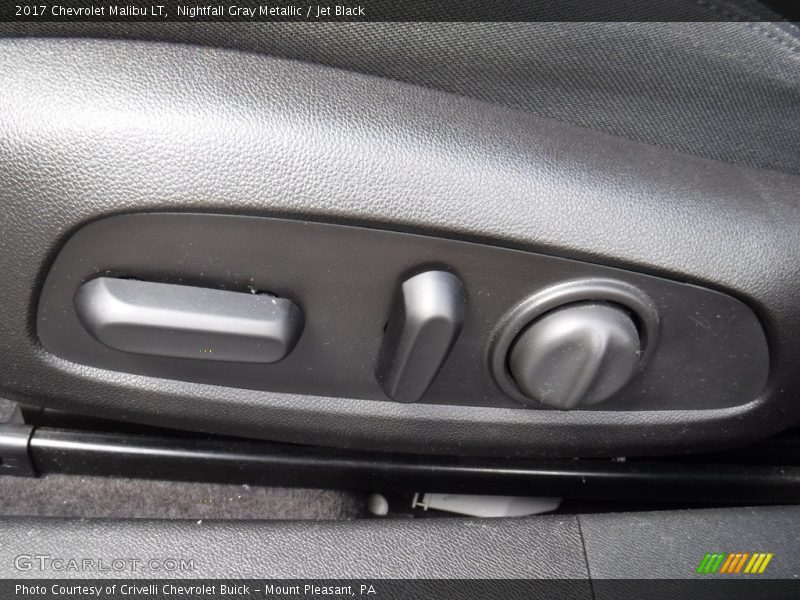 Nightfall Gray Metallic / Jet Black 2017 Chevrolet Malibu LT
