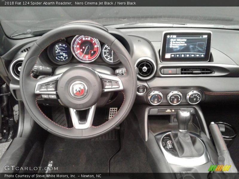 Dashboard of 2018 124 Spider Abarth Roadster