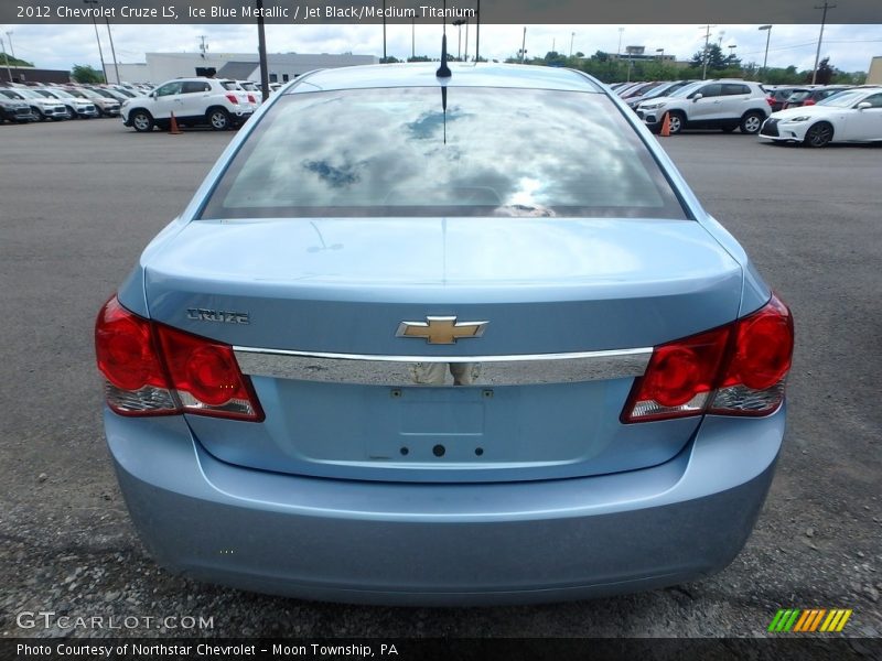 Ice Blue Metallic / Jet Black/Medium Titanium 2012 Chevrolet Cruze LS