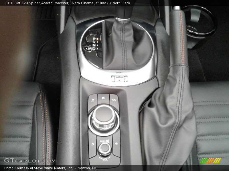 Controls of 2018 124 Spider Abarth Roadster
