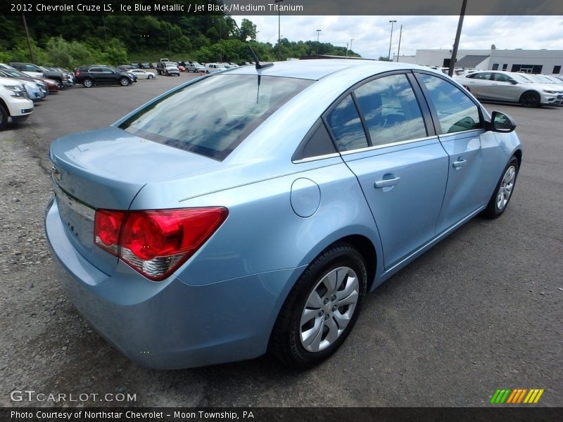 Ice Blue Metallic / Jet Black/Medium Titanium 2012 Chevrolet Cruze LS