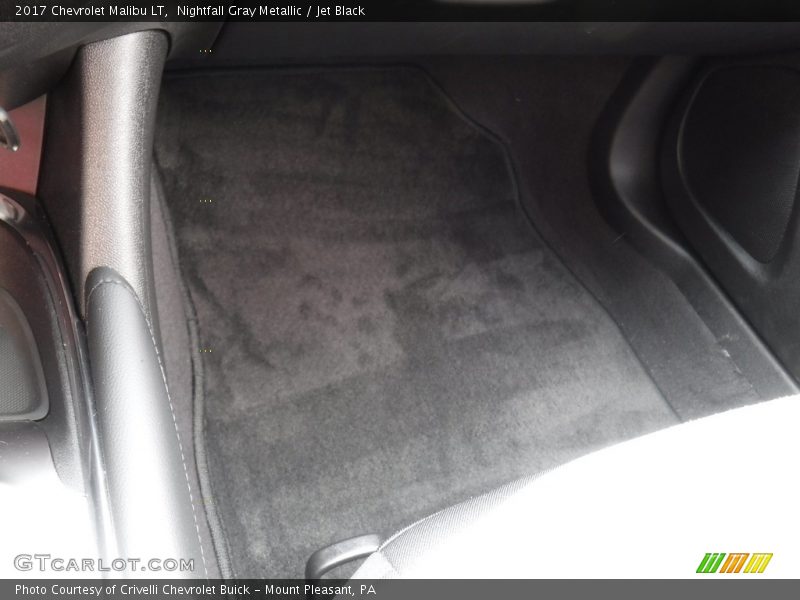 Nightfall Gray Metallic / Jet Black 2017 Chevrolet Malibu LT