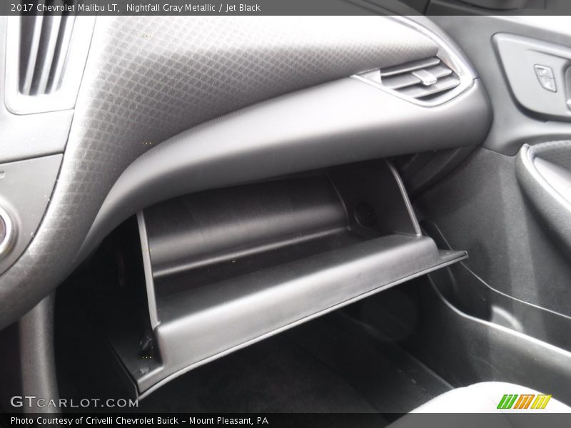 Nightfall Gray Metallic / Jet Black 2017 Chevrolet Malibu LT