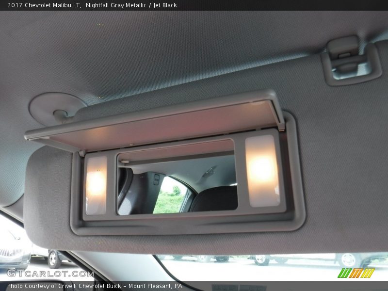 Nightfall Gray Metallic / Jet Black 2017 Chevrolet Malibu LT