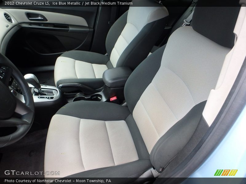 Ice Blue Metallic / Jet Black/Medium Titanium 2012 Chevrolet Cruze LS