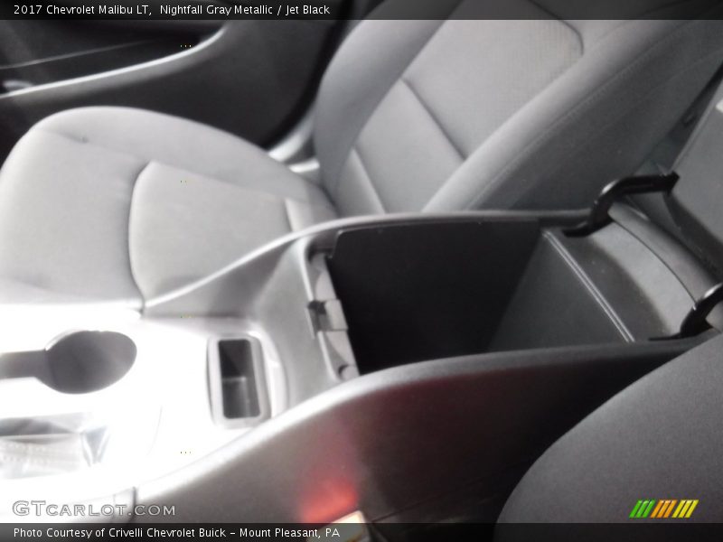 Nightfall Gray Metallic / Jet Black 2017 Chevrolet Malibu LT