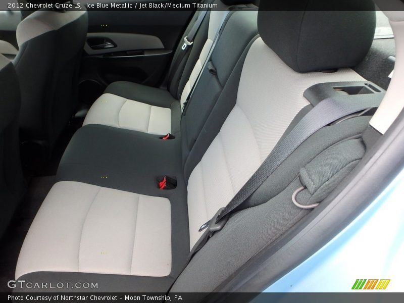 Ice Blue Metallic / Jet Black/Medium Titanium 2012 Chevrolet Cruze LS