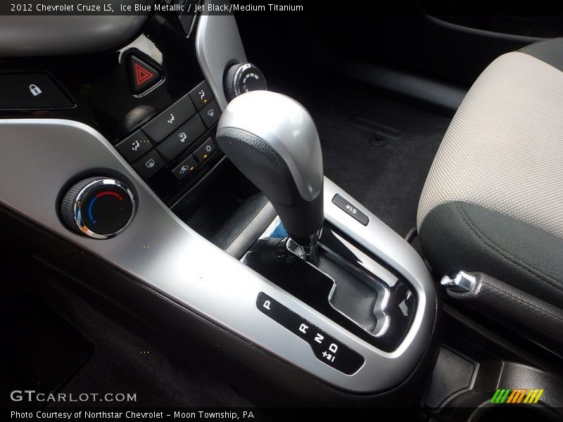 Ice Blue Metallic / Jet Black/Medium Titanium 2012 Chevrolet Cruze LS