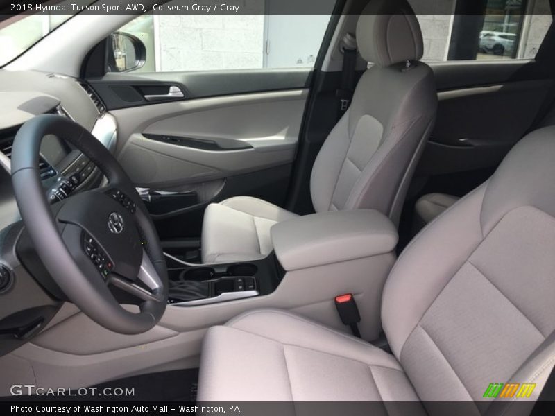  2018 Tucson Sport AWD Gray Interior