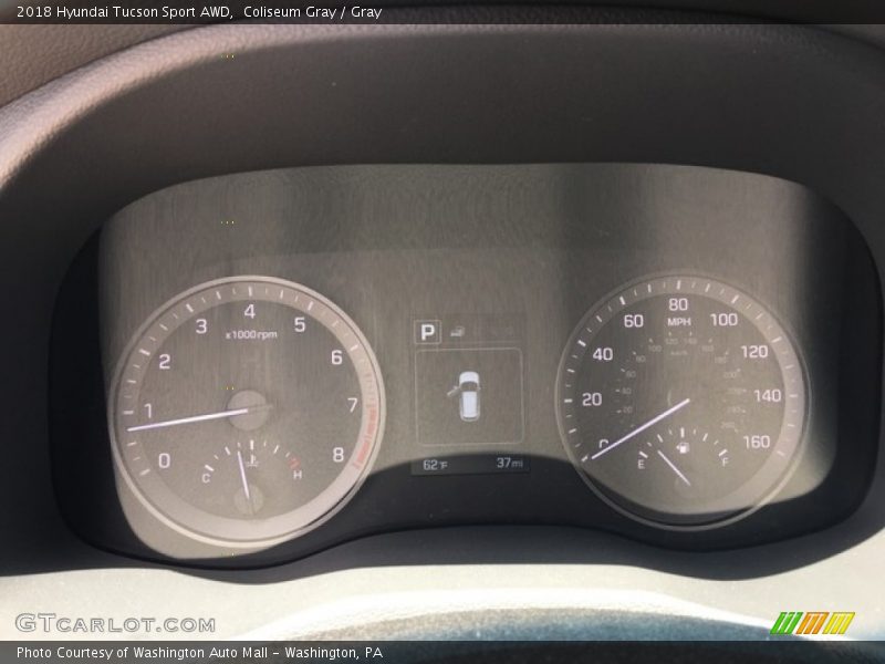 Coliseum Gray / Gray 2018 Hyundai Tucson Sport AWD