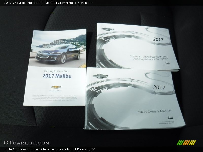 Nightfall Gray Metallic / Jet Black 2017 Chevrolet Malibu LT