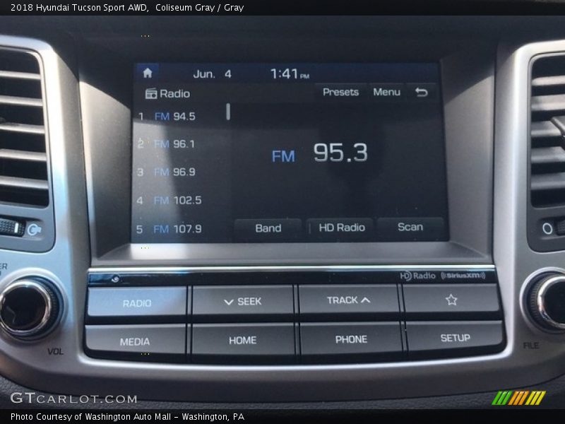 Coliseum Gray / Gray 2018 Hyundai Tucson Sport AWD
