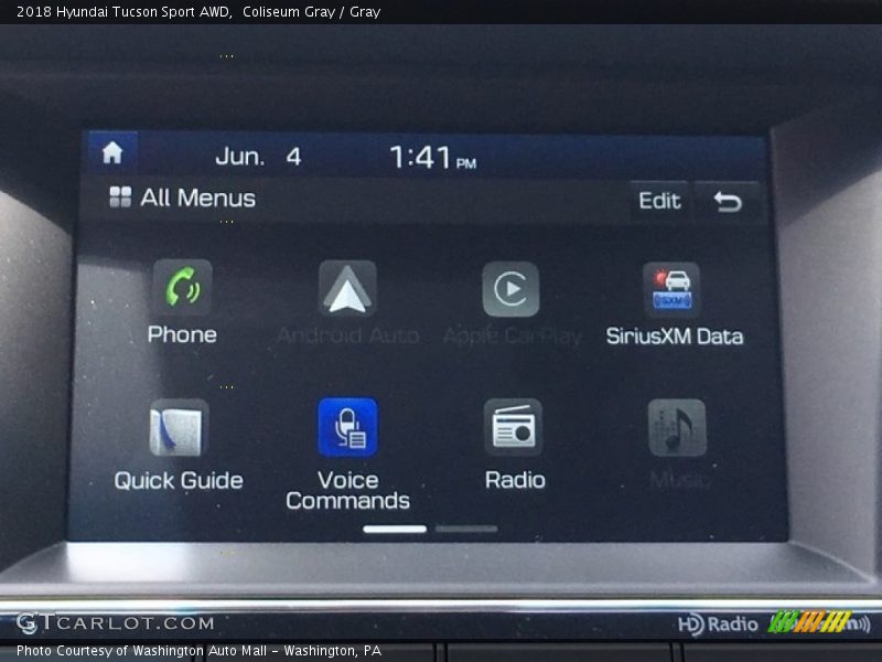 Coliseum Gray / Gray 2018 Hyundai Tucson Sport AWD