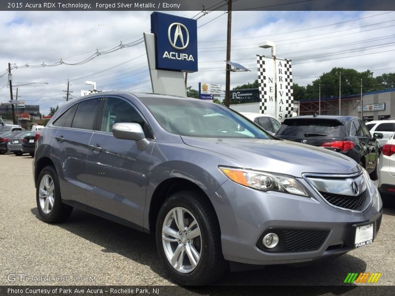 Forged Silver Metallic / Ebony 2015 Acura RDX Technology