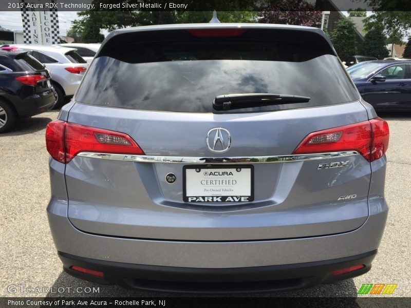 Forged Silver Metallic / Ebony 2015 Acura RDX Technology